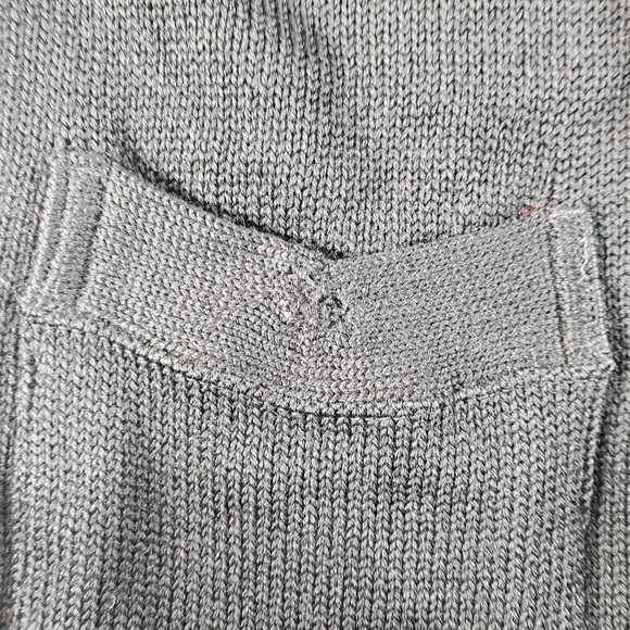 Vintage Appalachian Athletic House Cardigan Mens Small Black 1940s 50s Letterman - Picture 5 of 16